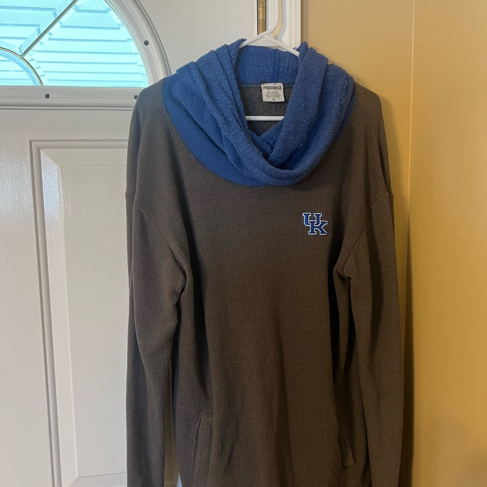 Pressbox Kentucky Wildcats Gray Blue Sweatshirt Size XL NCAA Fan Apparel